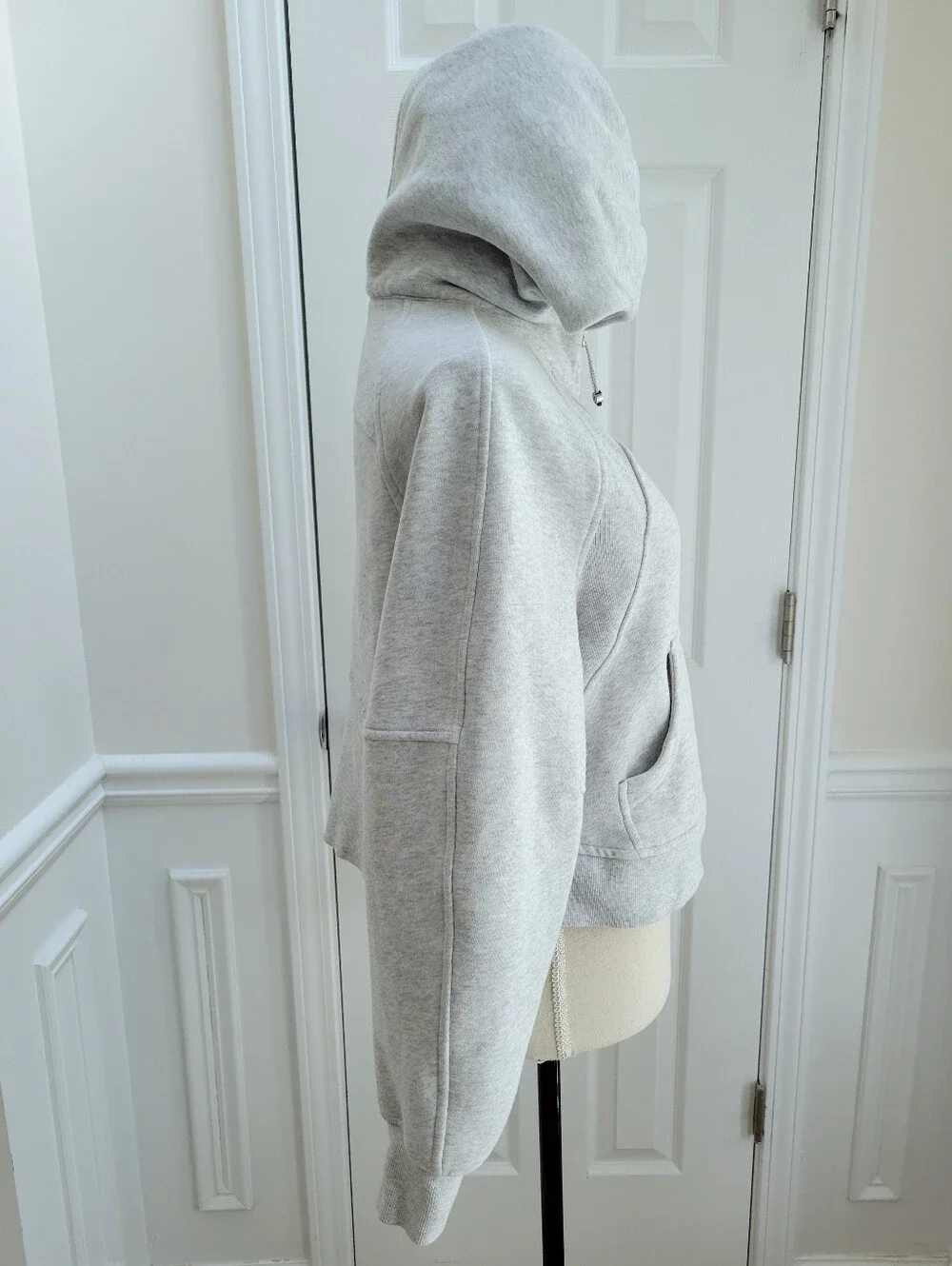 Lululemon Scuba Oversized‎ Half-Zip Hoodie Heathered Core Ultra Light Grey